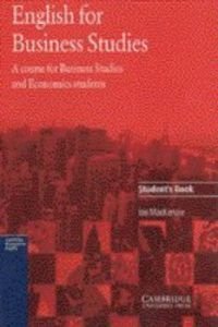 English for Business Studies Student's book: A Course for Business Studies and Economics Students,Used