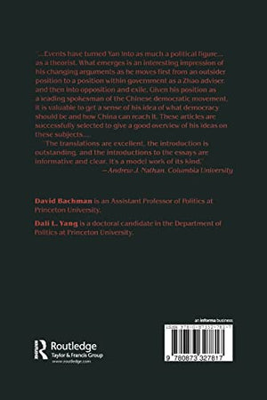 Yin Jiaqi and China's Struggle for Democracy (Chinese Studies on China),Used