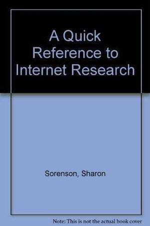 A Quick Reference to Internet Research,Used
