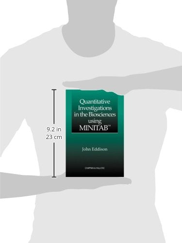 Quantitative Investigations in the Biosciences using MINITAB,Used