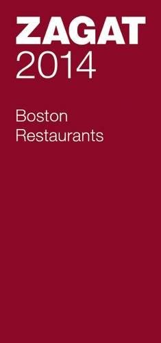 2014 Boston Restaurants (Zagat Survey),Used