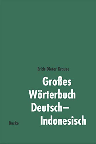 Groes Wrterbuch DeutschIndonesisch.,Used