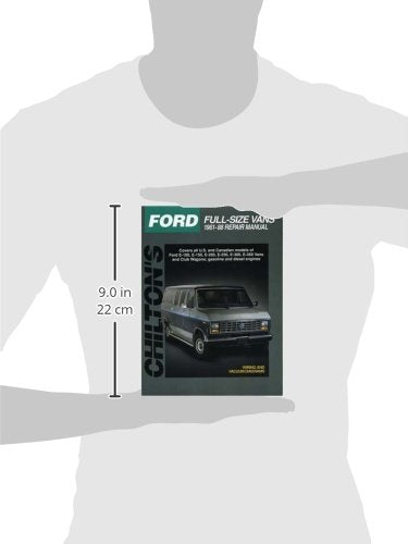 Ford FullSize Vans, 196188 (Chilton Total Car Care Series Manuals),Used