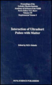 Interaction of Ultrashort Pulses With Matter (Horizons in World Physics) (English and Russian Edition),Used