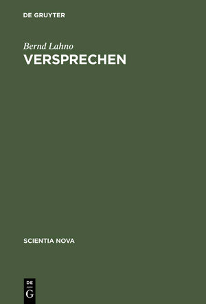 Versprechen: Berlegungen Zu Einer Knstlichen Tugend (Scientia Nova) (German Edition),Used