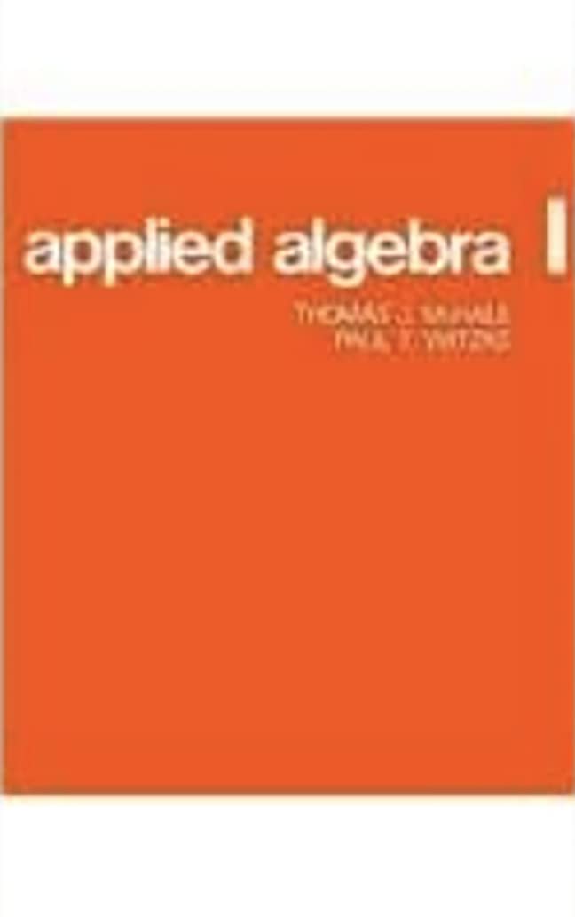 Applied Algebra I,New