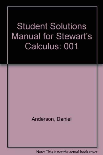Student Solutions Manual for Stewart's Calculus,Used