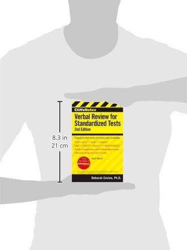 CliffsNotes Verbal Review for Standardized Tests, 2nd Edition (Cliffsnotes Testprep),Used