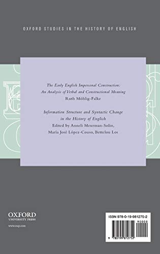 Spreading Patterns: Diffusional Change In The English System Of Complementation (Oxford Studies In The History Of English),New