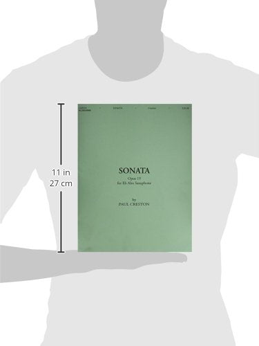 Sonata Op 19 For E Flat Alto Saxophone-used