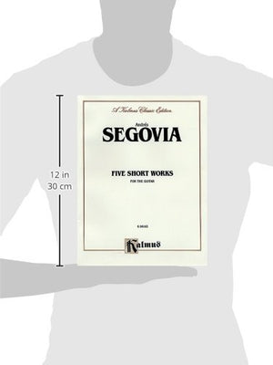 Five Short Works for the Guitar (Kalmus Edition),Used