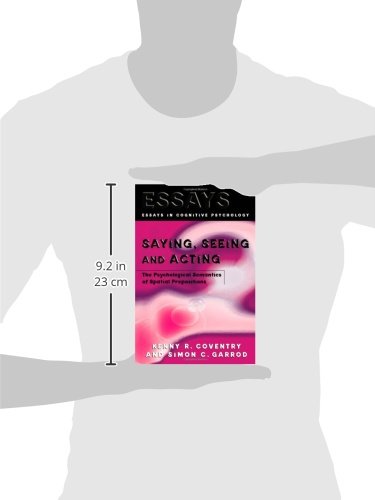 Saying, Seeing and Acting: The Psychological Semantics of Spatial Prepositions (Essays in Cognitive Psychology),Used