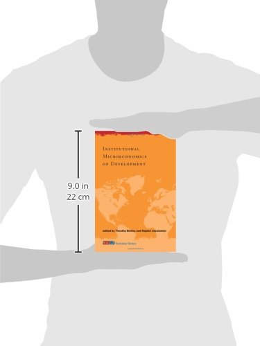 Institutional Microeconomics Of Development (Cesifo Seminar Series),Used
