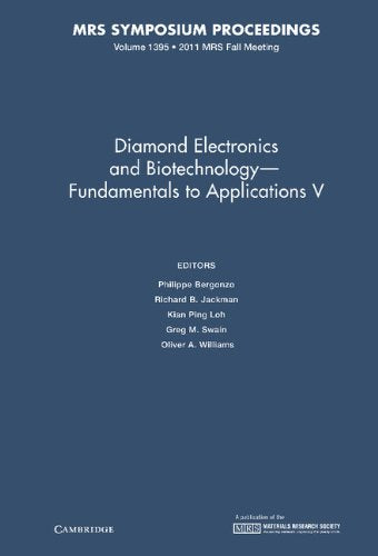 Diamond Electronics And Biotechnology  Fundamentals To Applications V: Volume 1395 (Mrs Proceedings),Used