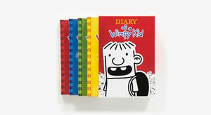 Diary of a Wimpy Kid Box of Books 14 Hardcover Gift Set: Diary of a Wimpy Kid, Rodrick Rules, The Last Straw, Dog Days,Used