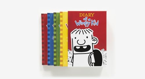 Diary of a Wimpy Kid Box of Books 14 Hardcover Gift Set: Diary of a Wimpy Kid, Rodrick Rules, The Last Straw, Dog Days,Used