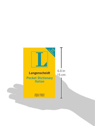 Langenscheidt Pocket Dictionary Italian (Langenscheidt Pocket Dictionaries),New