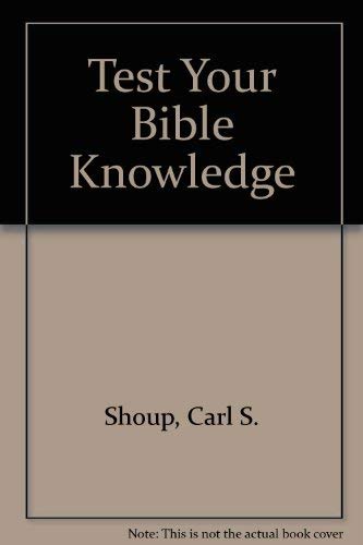 Test Your Bible Knowledge,Used