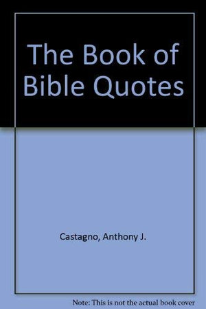 The Book of Bible Quotes,Used
