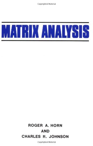Matrix Analysis