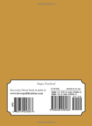 Degas Notebook,Used