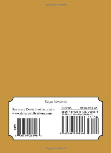 Degas Notebook,Used