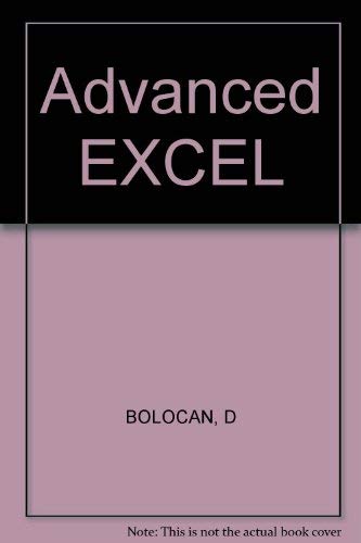 Advanced Excel,Used