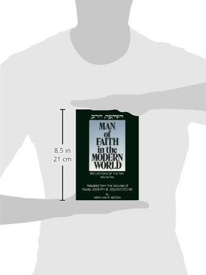 Man Of Faith In The Modern World: Reflections Of The Rav (Vol 2) (English And Hebrew Edition),Used
