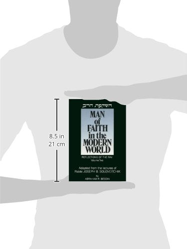 Man Of Faith In The Modern World: Reflections Of The Rav (Vol 2) (English And Hebrew Edition),Used