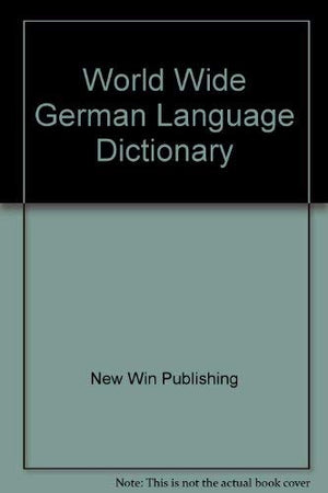 WorldWide German Dictionary: GermanEnglish/EnglishGerman,Used