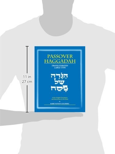 Passover Haggadah Transliterated Large Type,Used