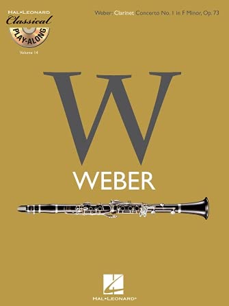 Clarinet Concerto No. 1 in F Minor, Op. 73: Classical PlayAlong Volume 14 (Classical Playalong, 14),New