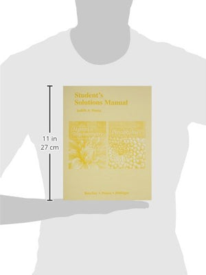 Student Solutions Manual for Algebra and Trigonometry and Precalculus: A Right Triangle Approach,Used