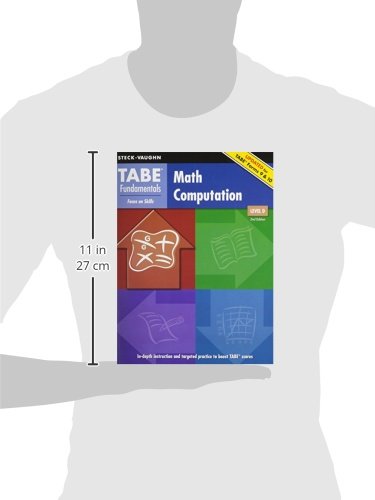 Math Computation, Level D (Tabe Fundamentals),Used