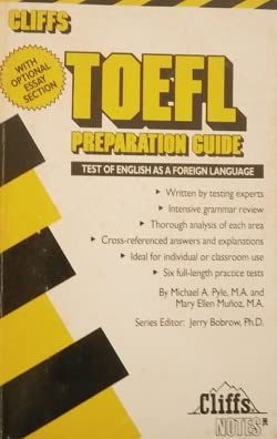 Cliffs Toefl Prep Guide With Cassette,Used