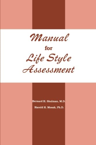 Manual For Life Style Assessment,New