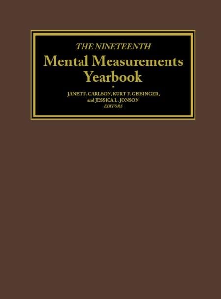 The Nineteenth Mental Measurements Yearbook (Buros Mental Measurements Yearbook),Used