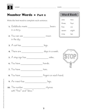 240 Vocabulary Words Kids Need to Know, Grade 1: 24 Readytoreproduce Packets That Make Vocabulary Building Fun & Effective,Used