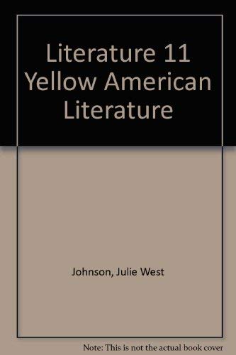 Literature 11 Yellow American Literature,Used