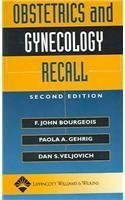 Obstetrics And Gynecology Recall (Recall Series),New