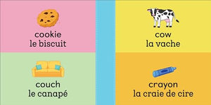 100 First Words for Toddlers: EnglishFrench Bilingual: A French Book for Kids,Used