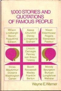 1,000 stories and quotations of famous people,,Used