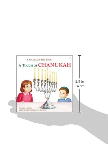 Touch of Chanukah: A Touch and Feel Book,Used