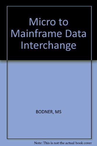 Micro to mainframe data interchange,Used
