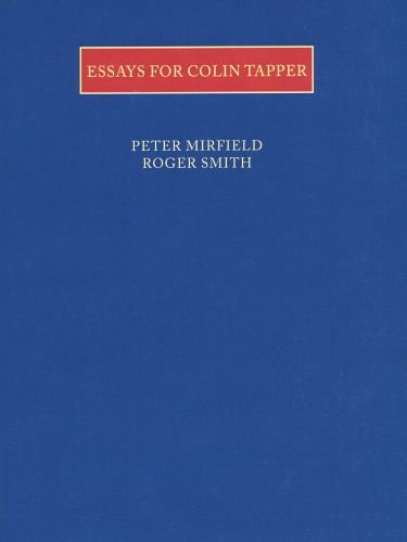 Essays For Colin Tapper