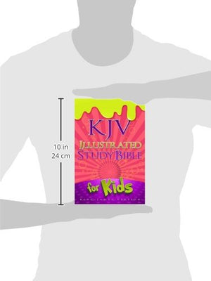 KJV Illustrated Study Bible for Kids, Pink LeatherTouch,Used