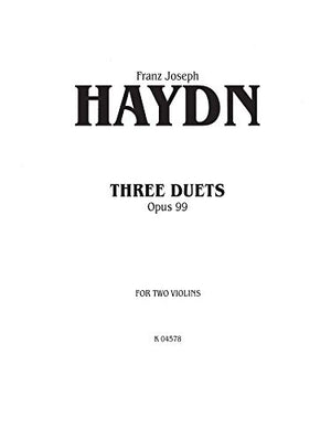 Three Duets, Op. 99 (Kalmus Edition),Used
