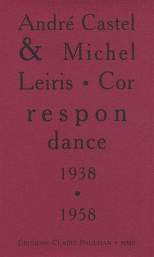 Correspondance 19381958,Used