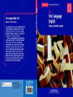 First Language English: IGCSE Coursebook (Cambridge International Examinations),Used
