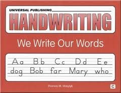 Handwriting: We Write Our Words Book C,Used